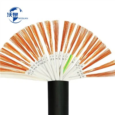 Çok Damarlı Bakır İletkenler PVC İzoleli PVC Kılıf Esnek Kontrol Kablosu